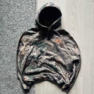 realtree camo hoodie Men’s Medium Pullover Outdoor Hunting Camping Hiking Sweats